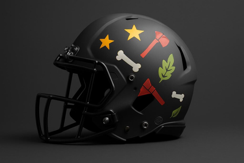 What Do the Stickers on Football Helmets Mean? Meaning and Significance Explained